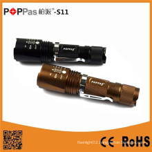 Poppas S11 350lm 10W Xml T6 Mini Torch Light Rechargeable Battery